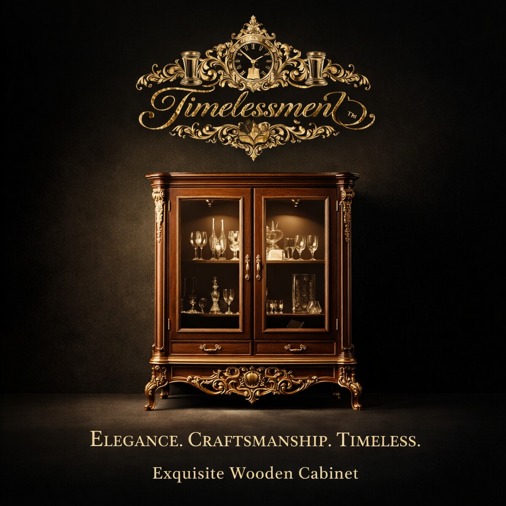 TIMELESSMENT™ Bellmoire Glass Cabinet