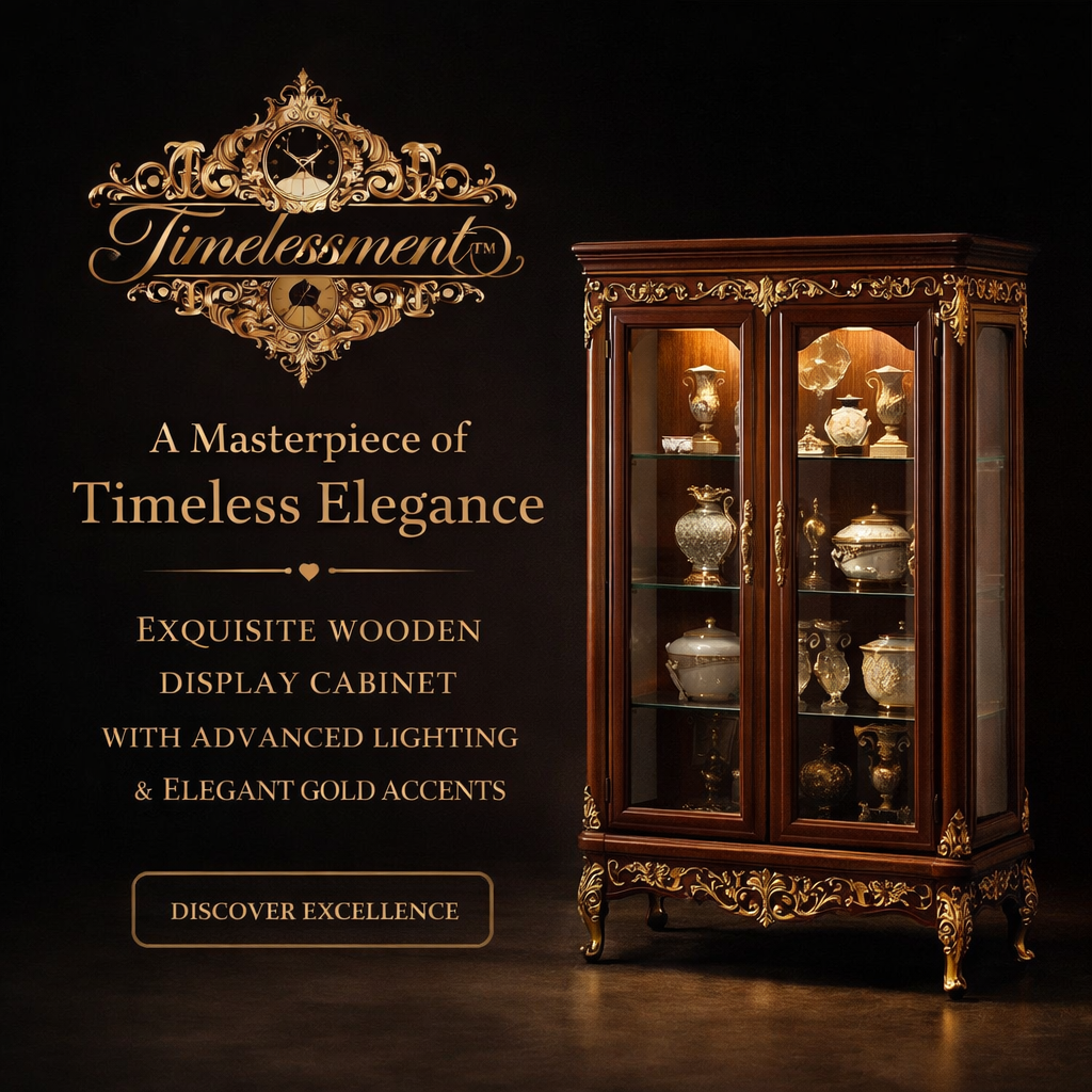 TIMELESSMENT™ Evercrown Curio Armoire